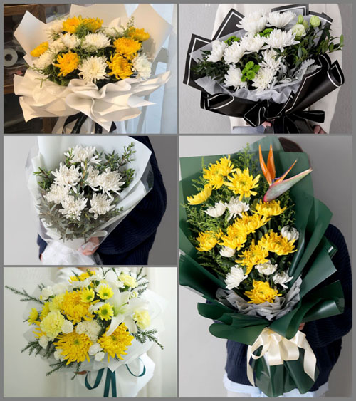 四川成都崇州市怀远镇天泉社区白事花束代送